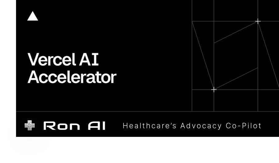 Ron AI Joins the Vercel AI Accelerator: Building the Healthcare Operating System
